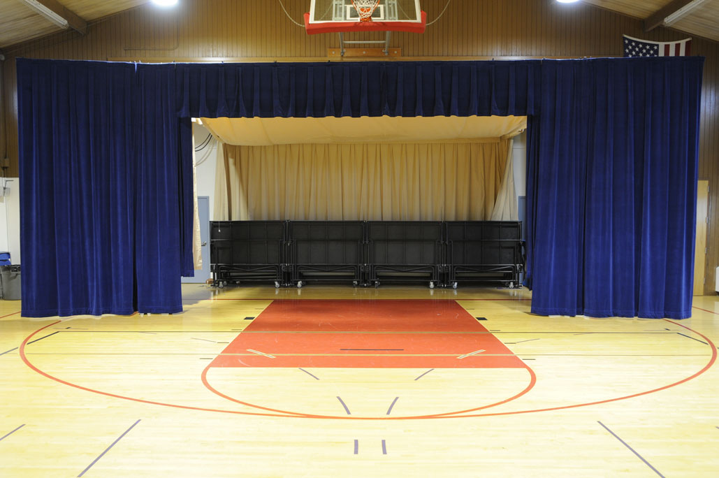 Retractable Stage For School Gym