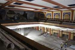 Benson H.S. auditorium under construction Benson H.S. auditorium under construction