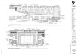 Benson H.S. section view of auditorium Benson H.S. section view of auditorium
